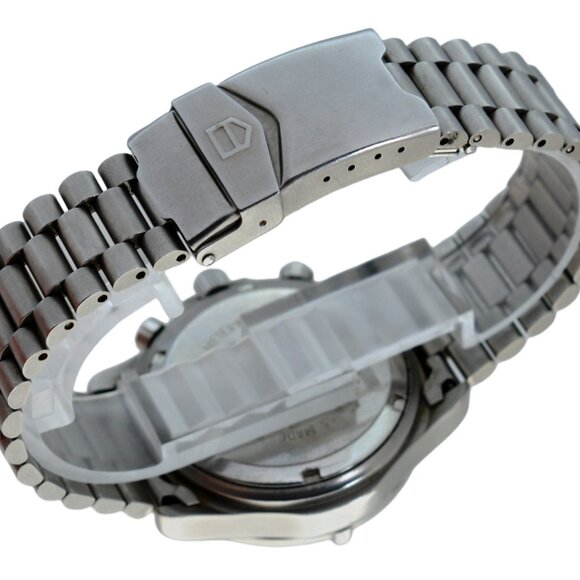 Vintage Men's Tag Heuer 38mm 2000 Series Chronograph Watch 262.006 Black Dial! - Picture 3 of 10